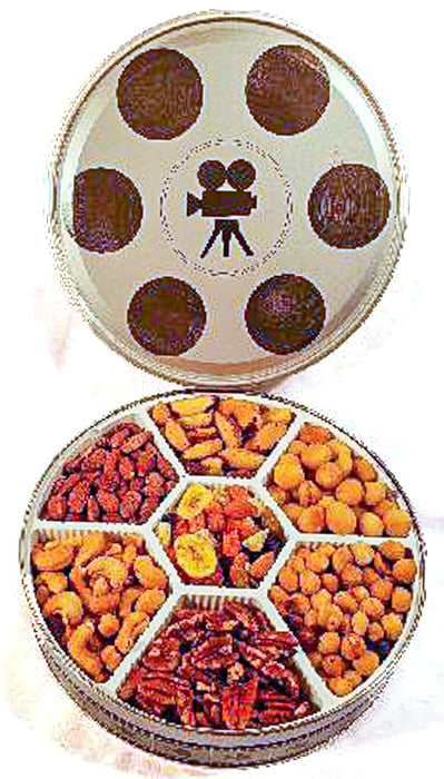2 Lb Roasted/No Salt Assorted Nuts in a Film Tin